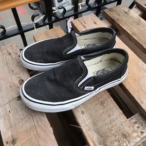 Vans black slip-ons shoes